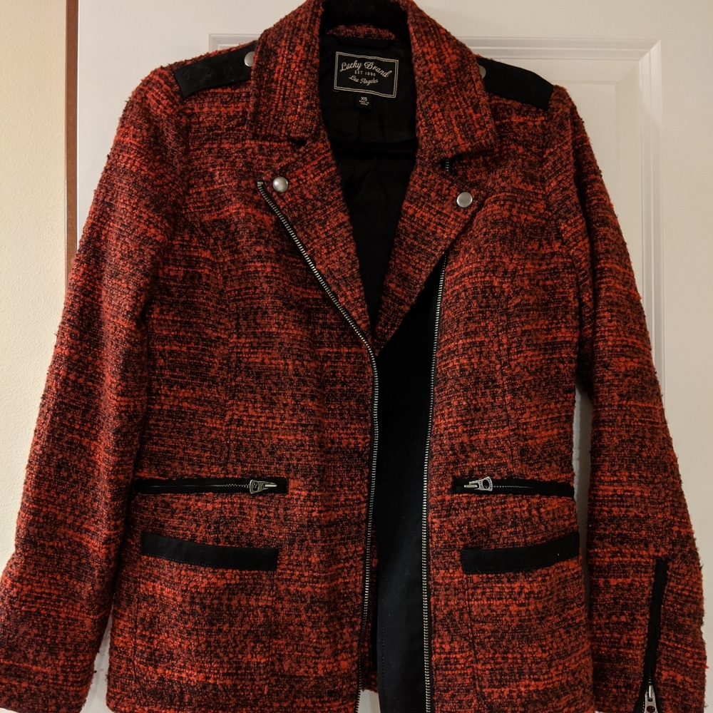 Lucky Brand tweed jacket
